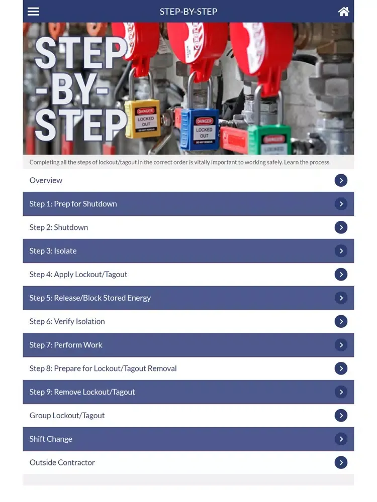 تصاویر Lockout - Tagout 101 iPad 