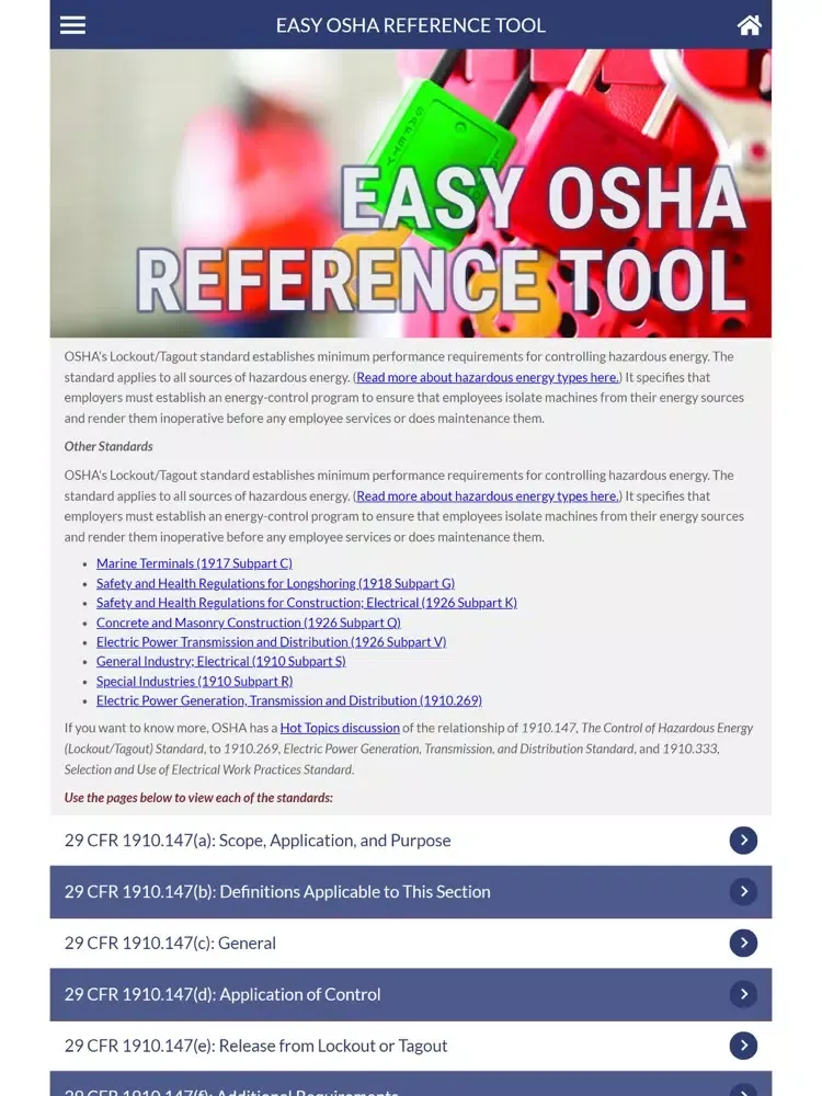 تصاویر Lockout - Tagout 101 iPad 