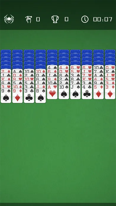 Zrzuty ekranu Spider King - Spider Solitaire