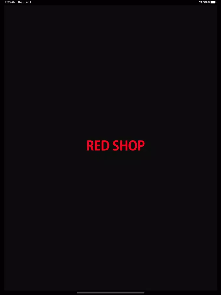 Tangkapan layar REDSHOP iPad 