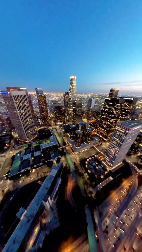 VR Los Angeles Night Helicopter Virtual Reality应用截图