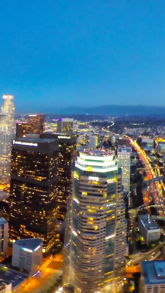 VR Los Angeles Night Helicopter Virtual Reality应用截图