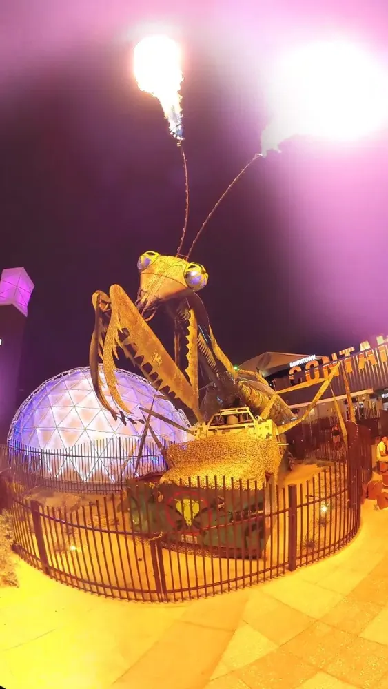Tangkapan skrin VR Las Vegas Fremont Street Virtual Reality 360