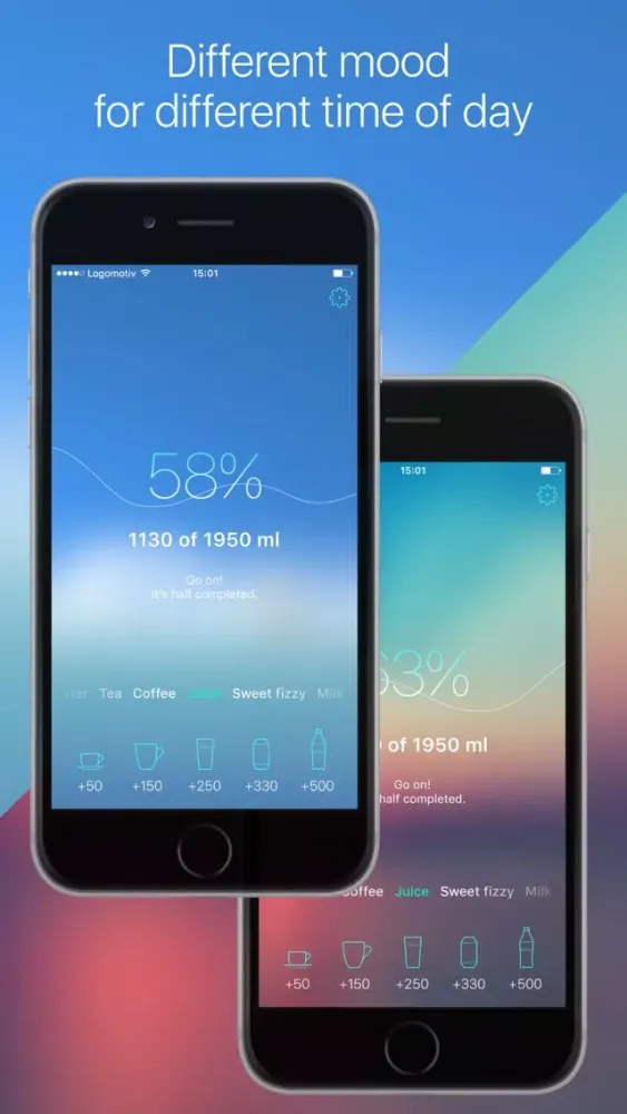 YourWater Free — your water balance & hydration tracker Screenshots