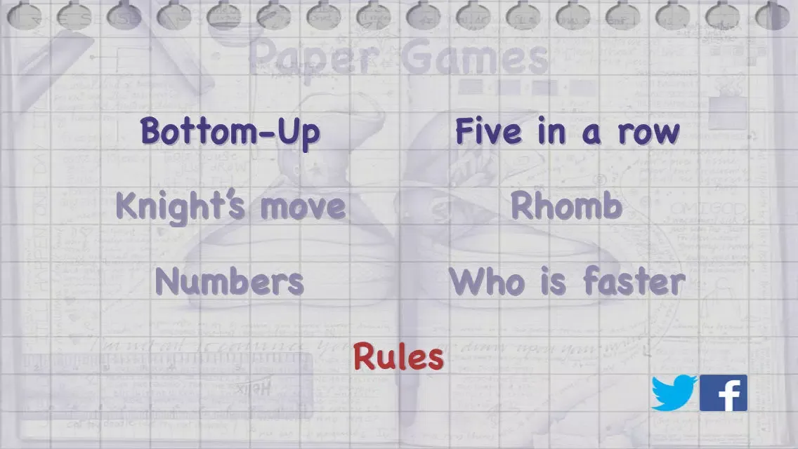 Screenshot di Paper Games