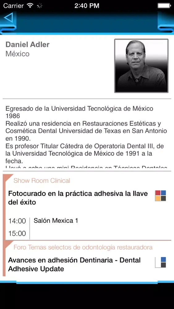 XIX Seminario IVOCLAR VIVADENT スクリーンショット