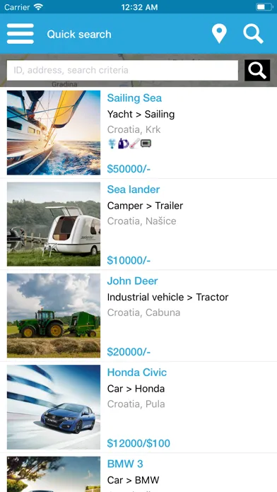 Скриншоты Car Dealer Directory App