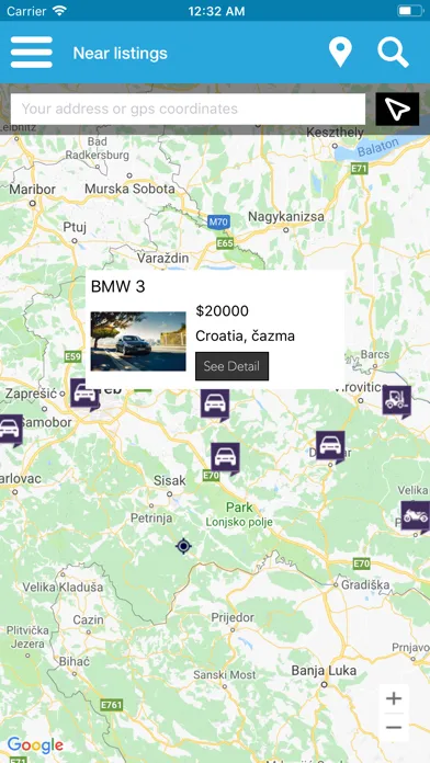 Скриншоты Car Dealer Directory App