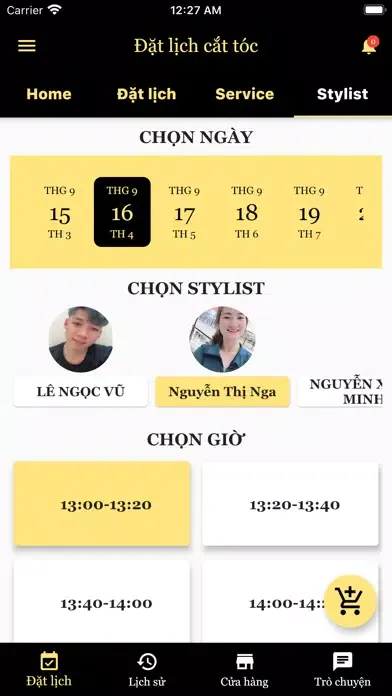 Captures d'écran de AKHAIR+ Chuổi cửa hàng tóc Nam
