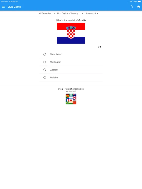 Tangkapan skrin iFlag - Learn world flags iPad 
