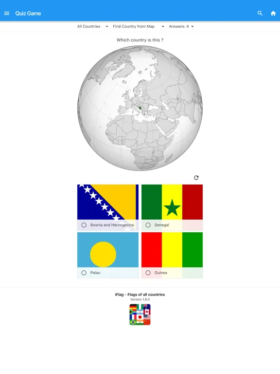Tangkapan skrin iFlag - Learn world flags iPad 