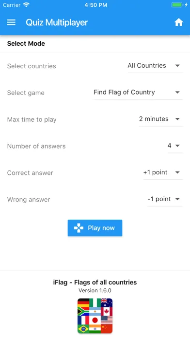 Tangkapan skrin iFlag - Learn world flags