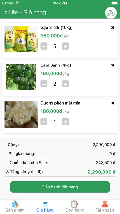 Скриншоты iziLife Cộng tác viên