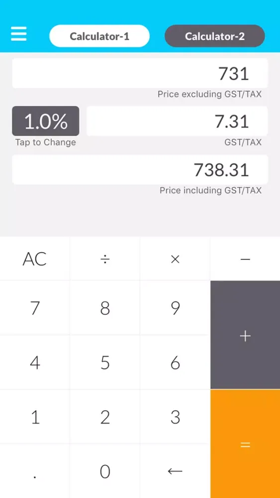 ภาพหน้าจอของ Tax Calculator - Simple Editio