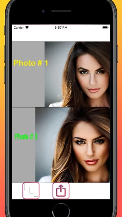Photo before and after سکرین شاٹس