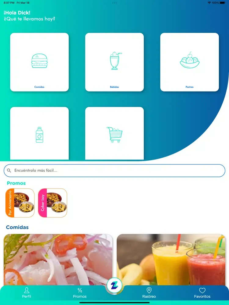 Izzy iPad 應用截圖