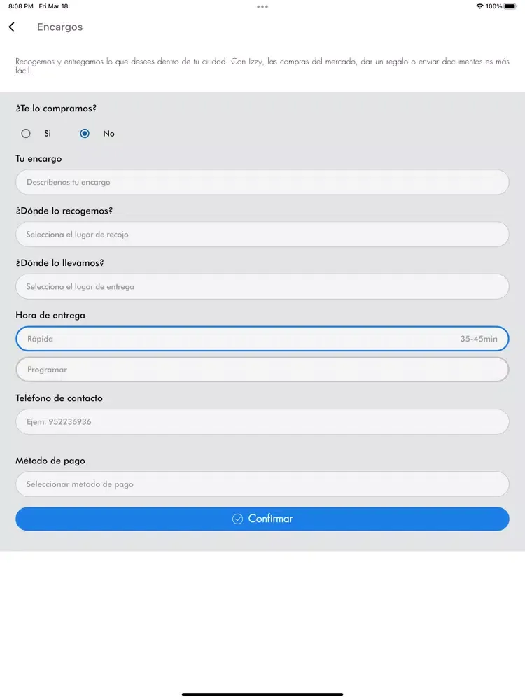 Izzy iPad 應用截圖