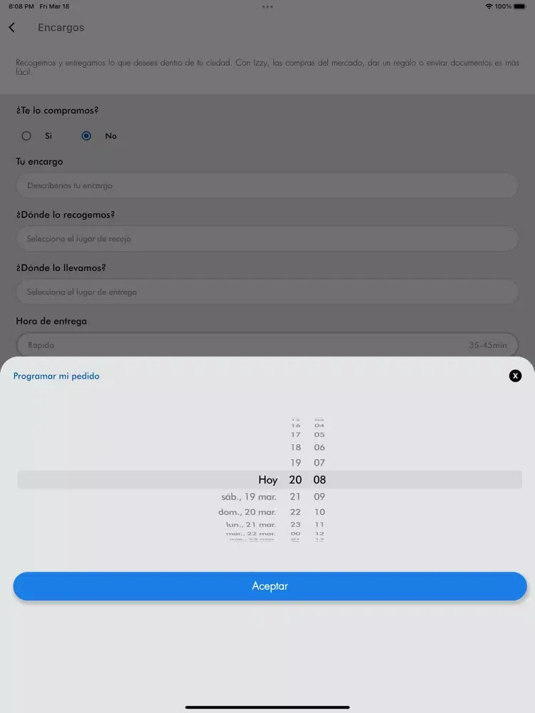 Izzy iPad 應用截圖