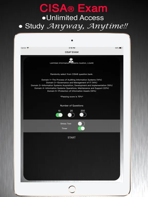 CISA Exam Pass iPad 應用截圖