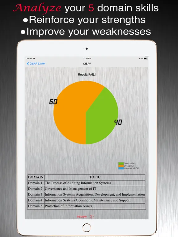 CISA Exam Pass iPad 應用截圖