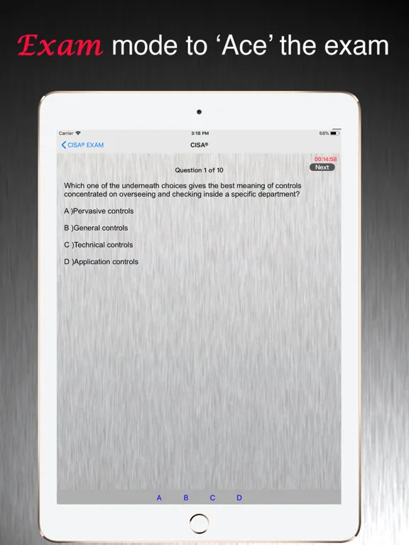 CISA Exam Pass iPad 應用截圖
