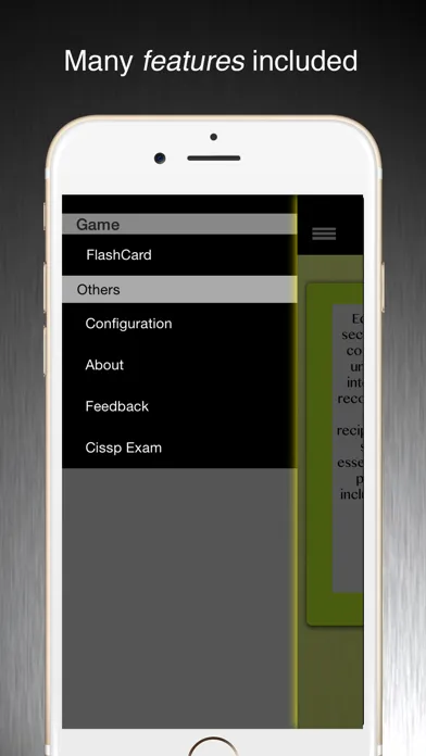 CISSP® Flashcard 스크린샷