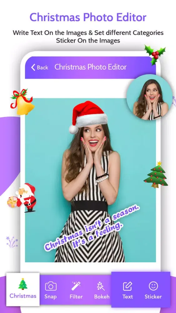 Screenshot di Christmas Photo Editor +