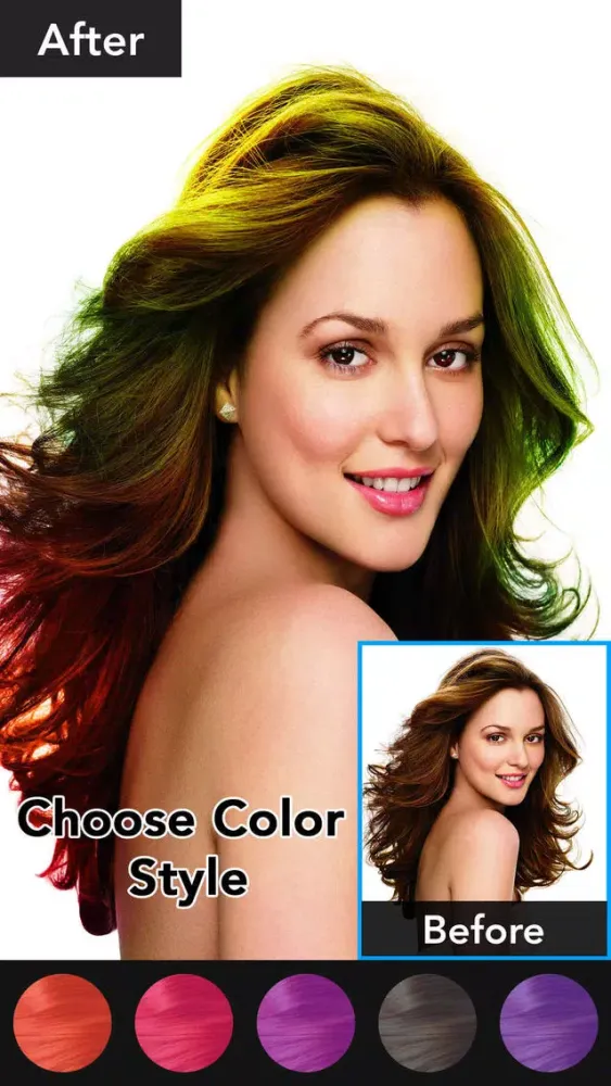 Hair Color Changer - Beauty应用截图