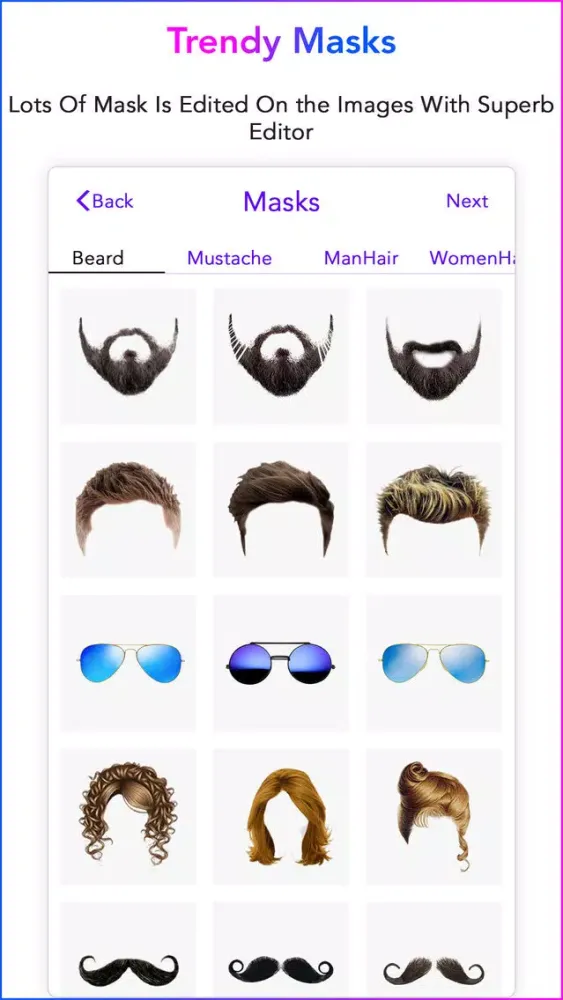 ภาพหน้าจอของ CALMS Photo Editor-Face Makeup