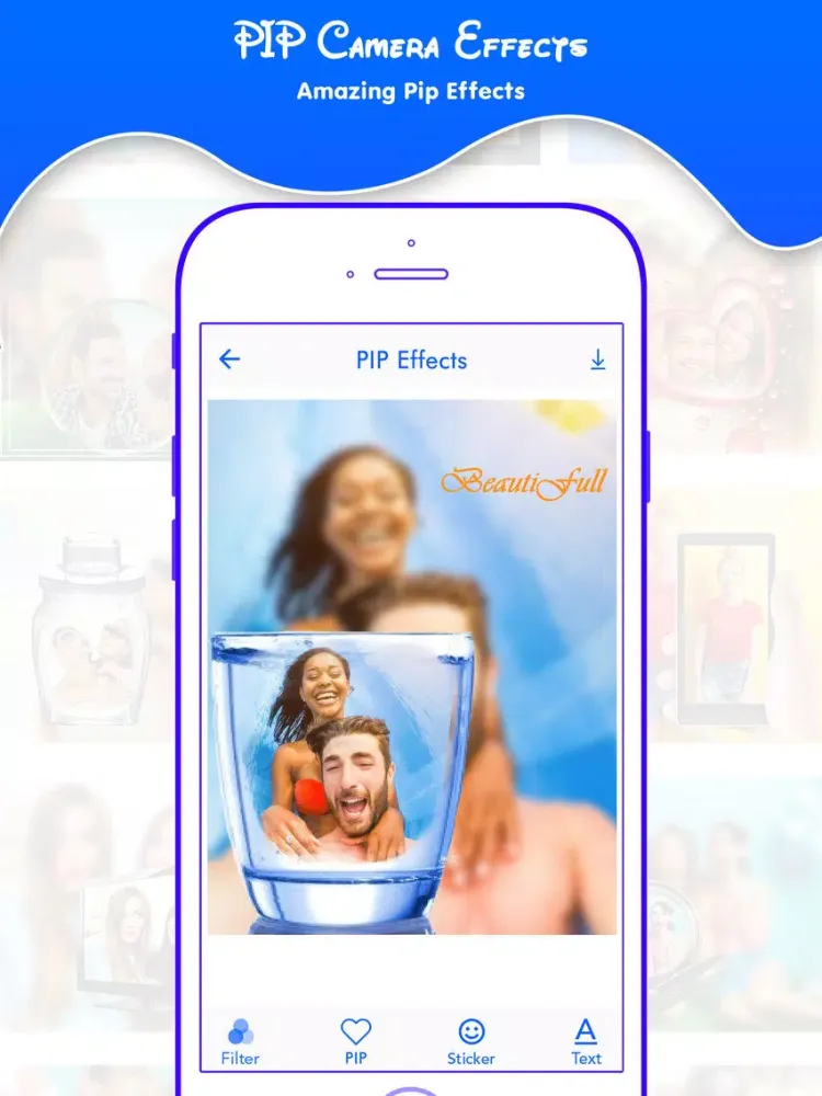 PIP Camera Effect iPad  Screenshots