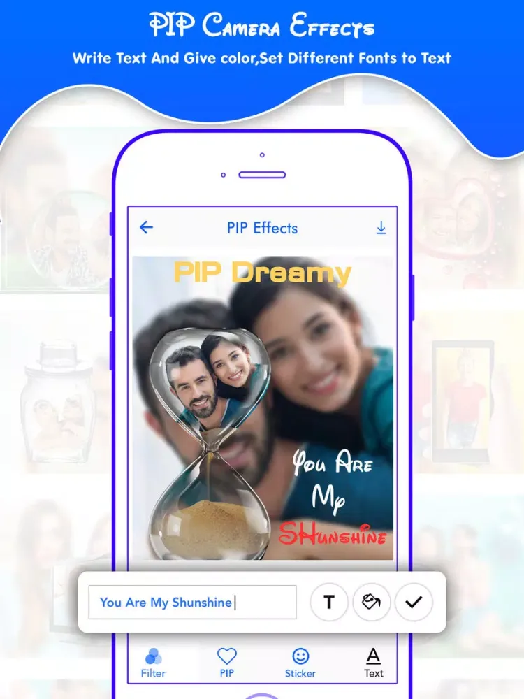 PIP Camera Effect iPad  Screenshots