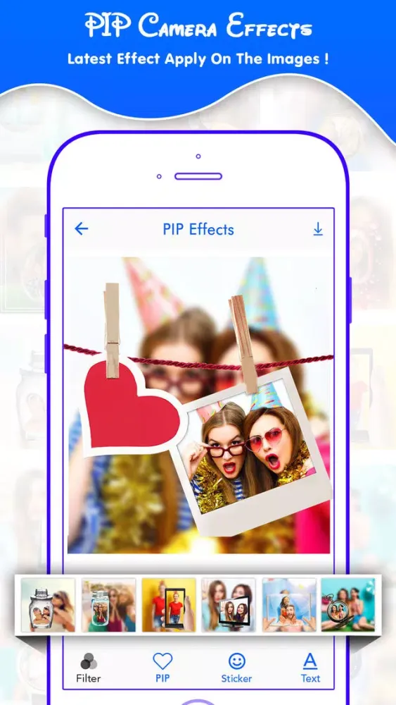 PIP Camera Effect Screenshots