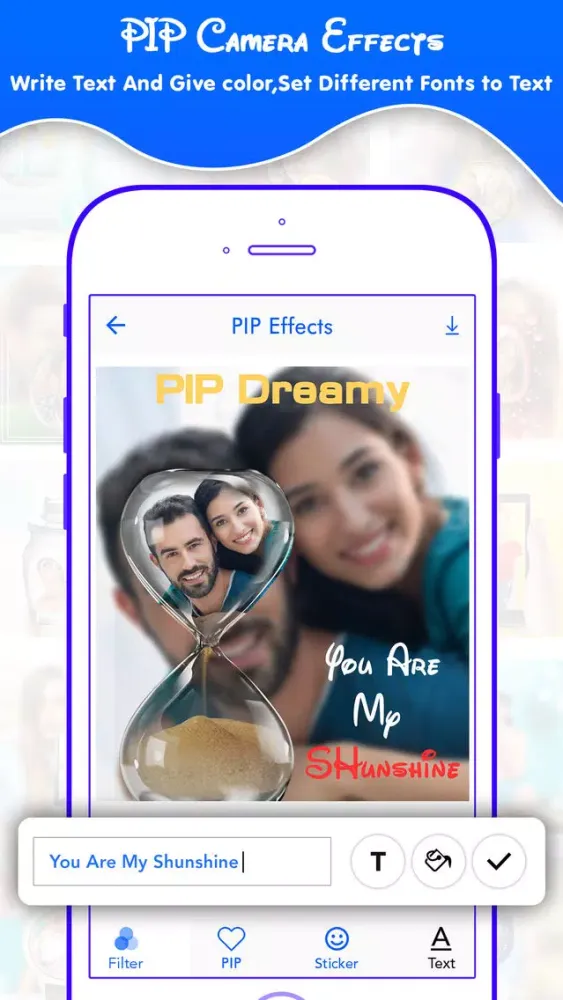 PIP Camera Effect Screenshots