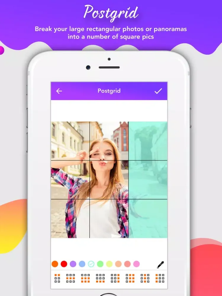 PostGrid - Grids Collage Maker iPad  スクリーンショット