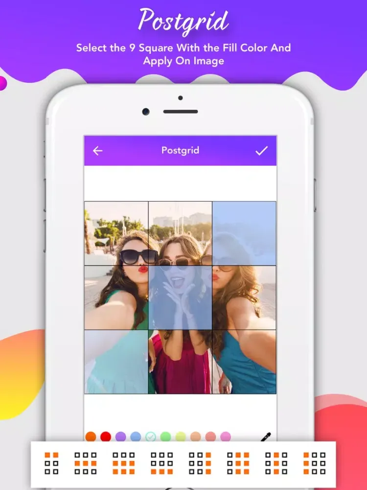 PostGrid - Grids Collage Maker iPad  スクリーンショット