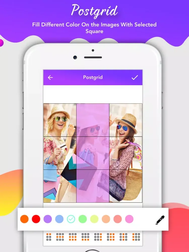 PostGrid - Grids Collage Maker iPad  スクリーンショット