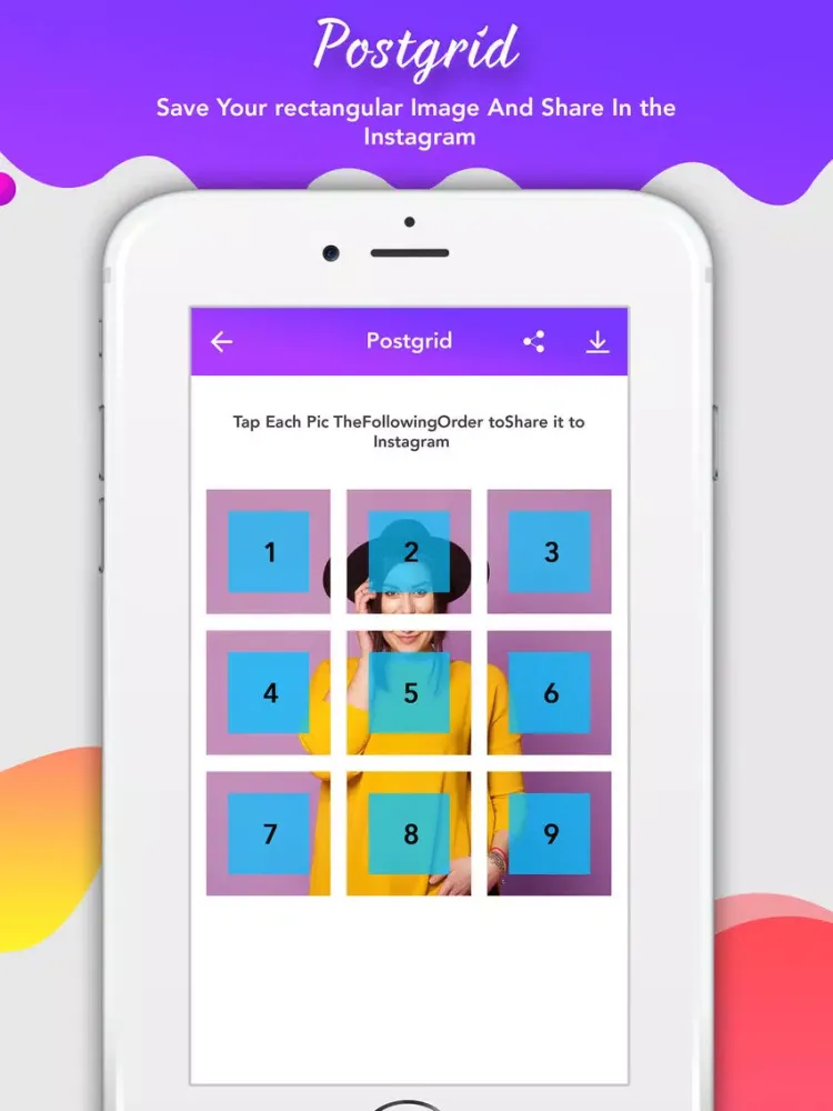 PostGrid - Grids Collage Maker iPad  スクリーンショット