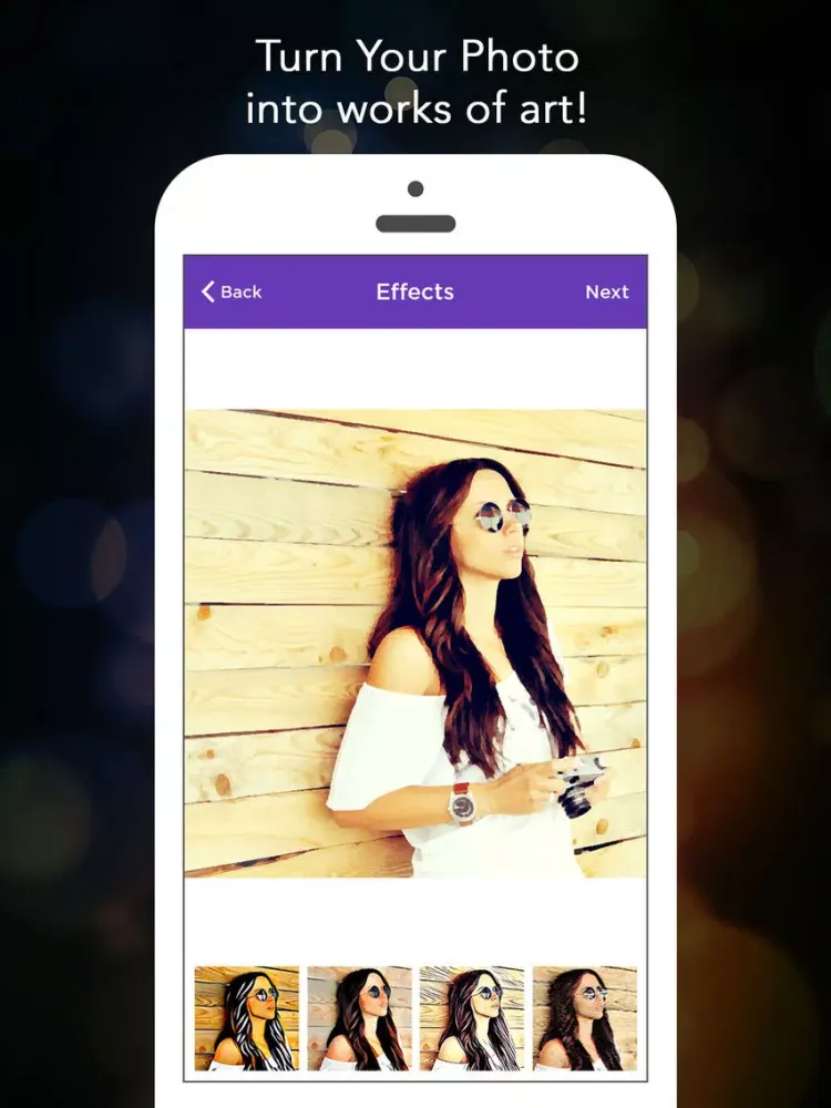 ภาพหน้าจอของ Spectra Art and Cartoon Photo Editor iPad 