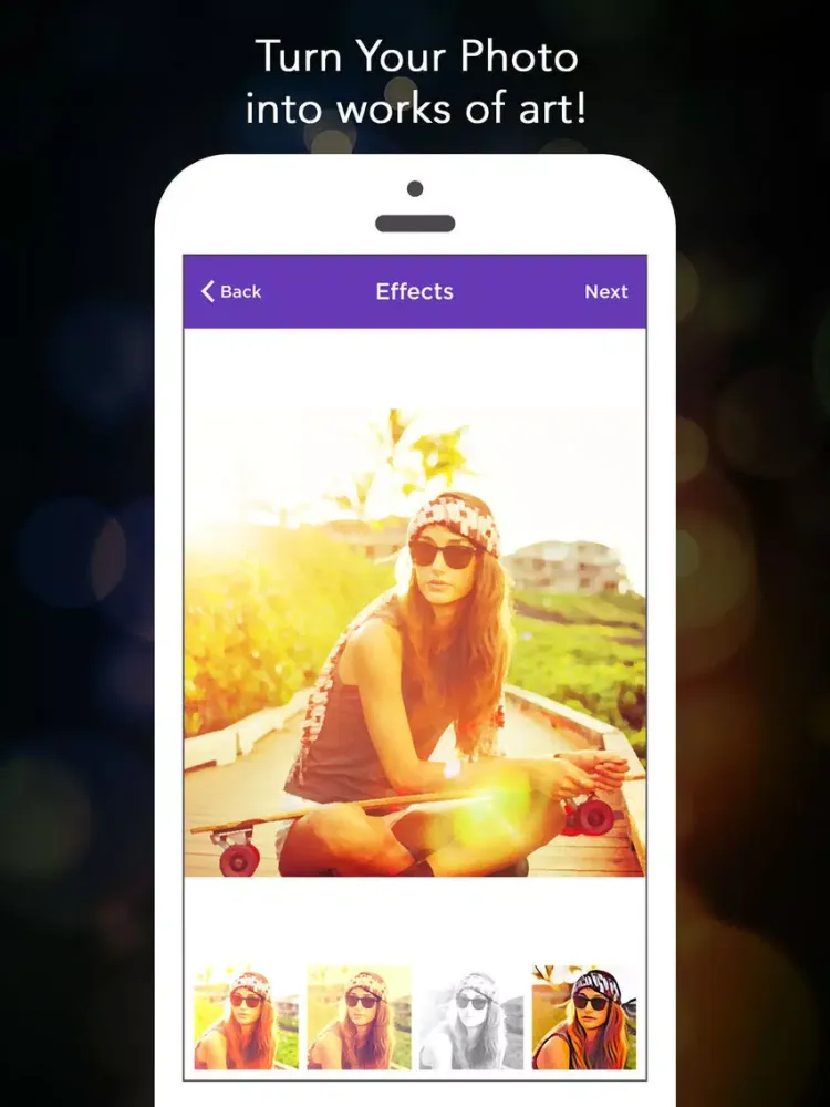ภาพหน้าจอของ Spectra Art and Cartoon Photo Editor iPad 