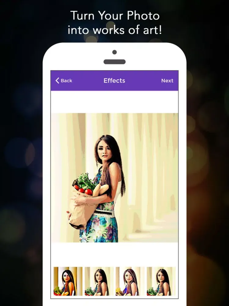 ภาพหน้าจอของ Spectra Art and Cartoon Photo Editor iPad 