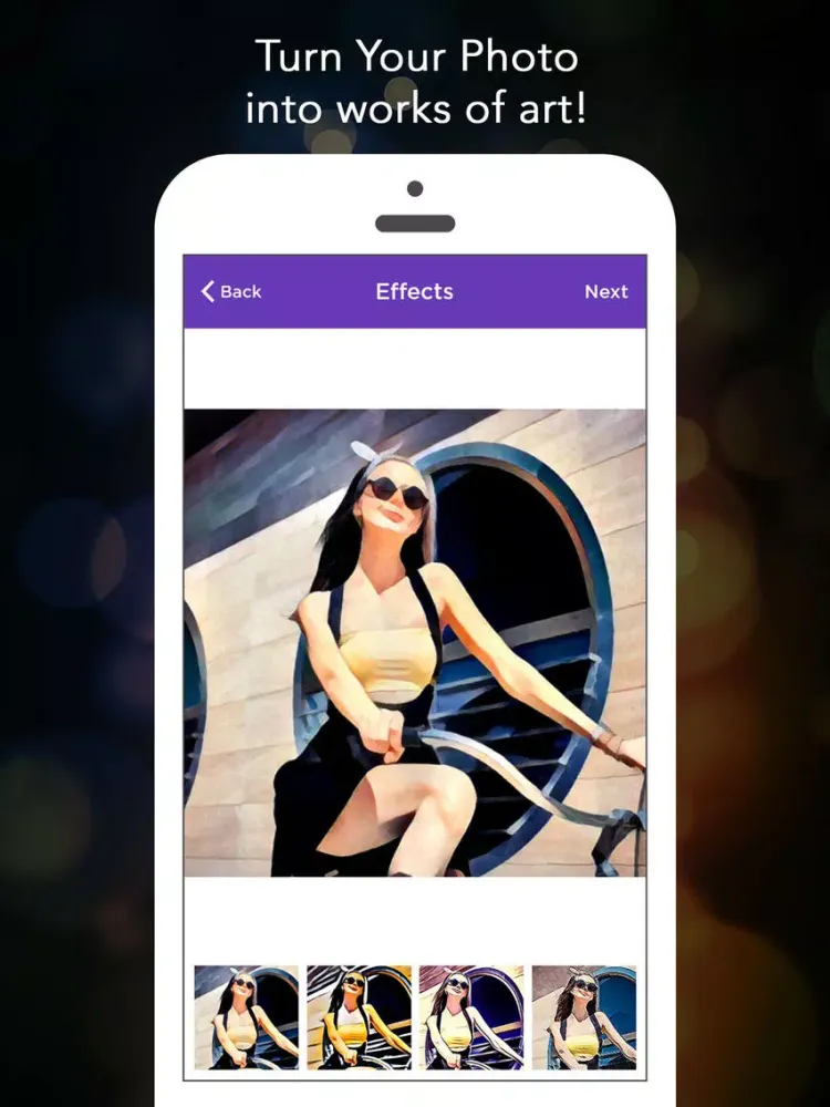 ภาพหน้าจอของ Spectra Art and Cartoon Photo Editor iPad 
