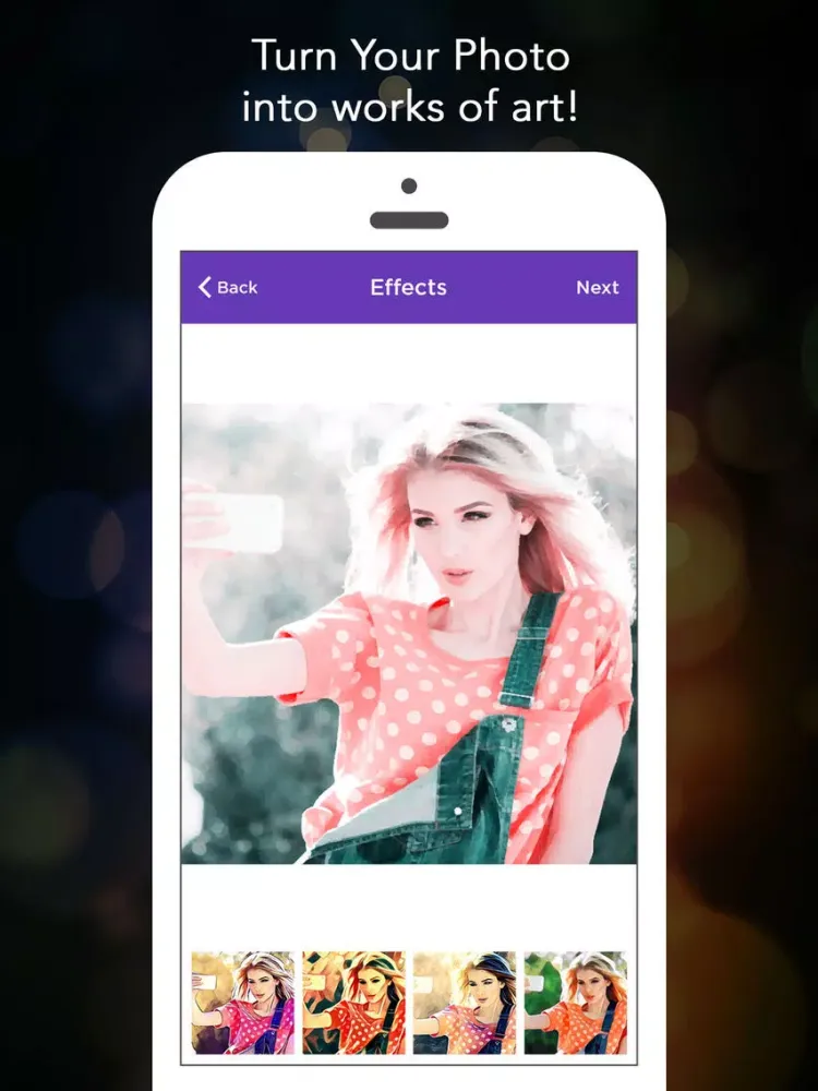 ภาพหน้าจอของ Spectra Art and Cartoon Photo Editor iPad 