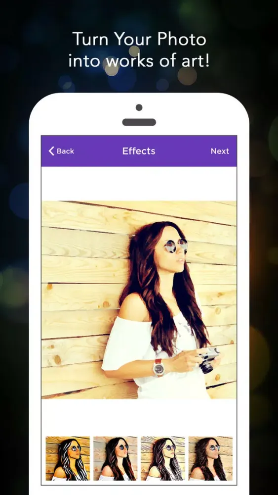 ภาพหน้าจอของ Spectra Art and Cartoon Photo Editor