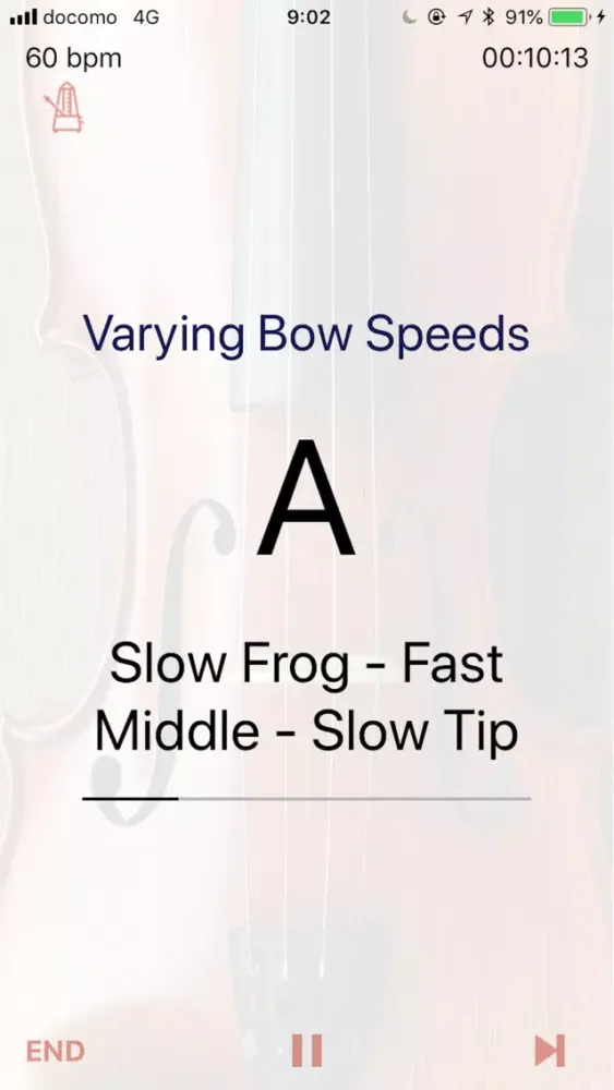 Violin Bow Hand Coach スクリーンショット