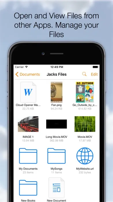 تصاویر Cloud Opener - File manager