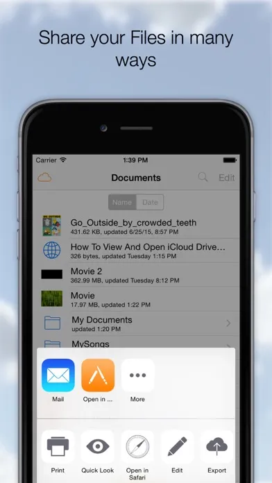 تصاویر Cloud Opener - File manager