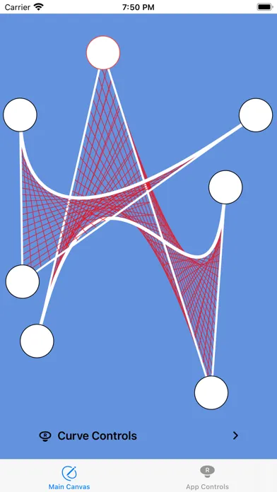 Tangkapan layar Bezier Playground