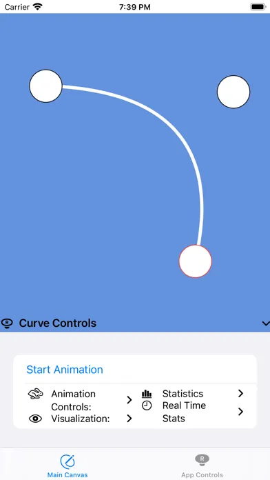 Tangkapan layar Bezier Playground