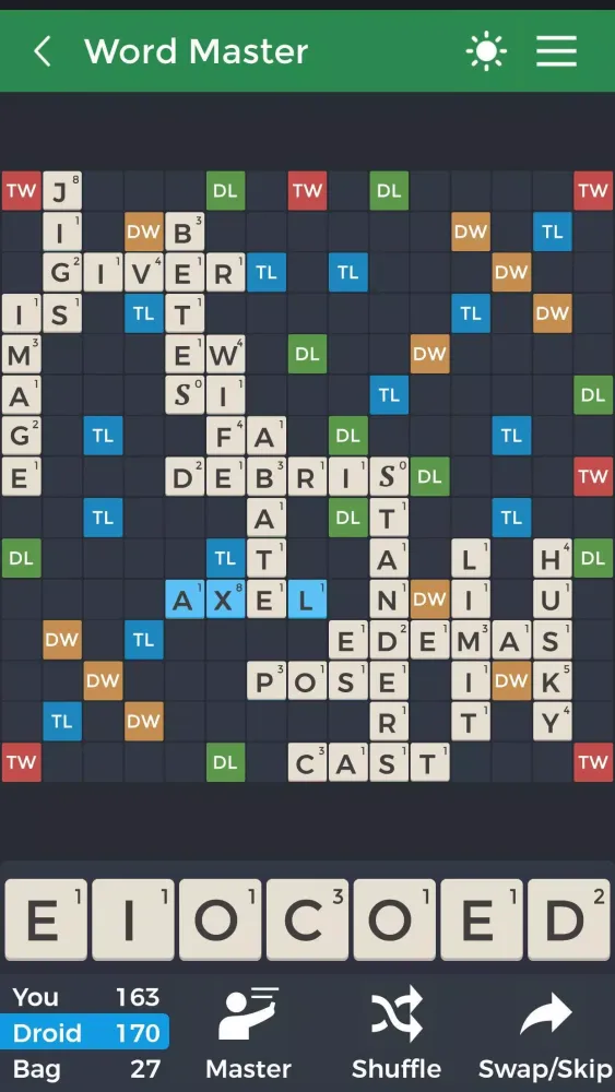 Capturas de pantalla de Word Master