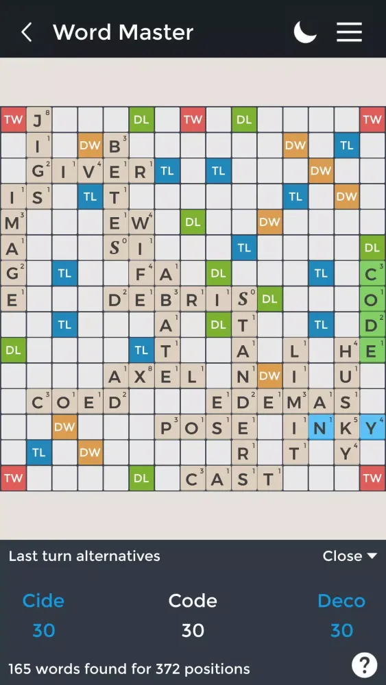 Capturas de pantalla de Word Master